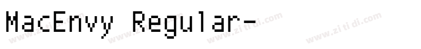 MacEnvy Regular字体转换